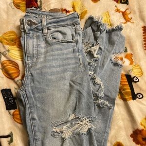 NWOT ae jeans with holes